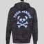Unisex Black Camo Heavyweight Hoodie - Blue