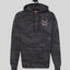 Unisex Black Camo Heavyweight Hoodie - Pink