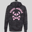 Unisex Black Camo Heavyweight Hoodie - Pink