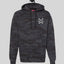 Unisex Black Camo Heavyweight Hoodie - White