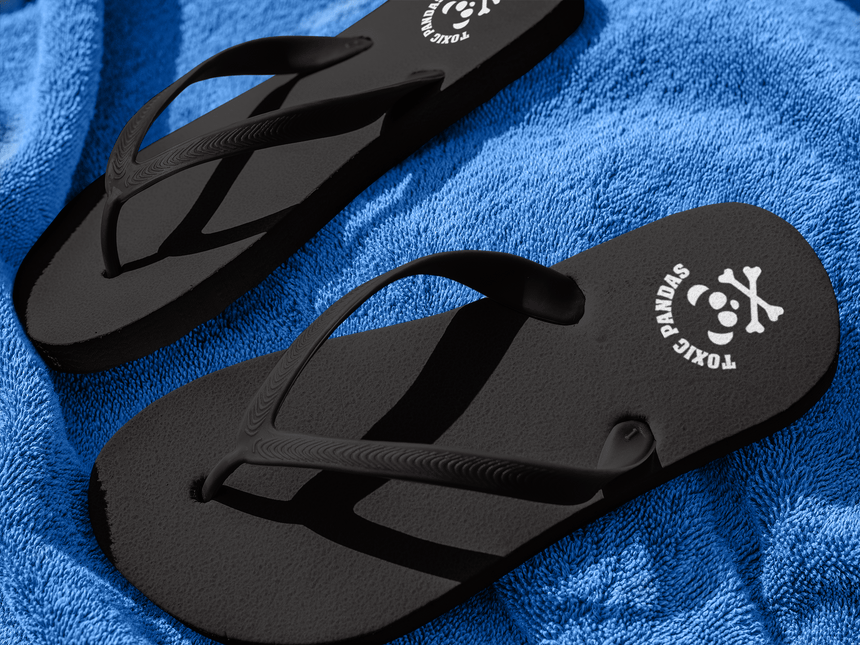 Unisex Toxic Pandas Emblem Sandals - Toxic Pandas