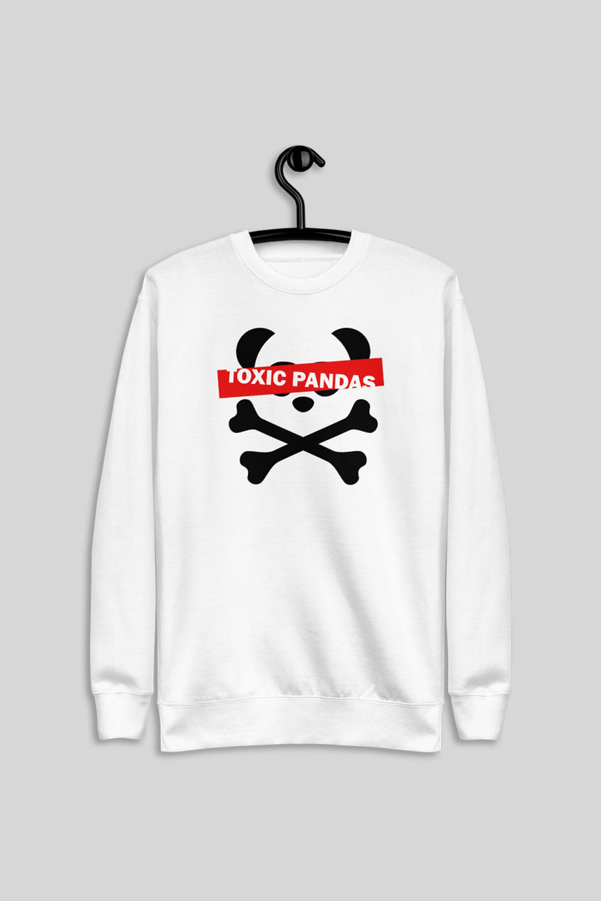 Women's Toxic Pandas Censored Fleece Sweater - Toxic Pandas