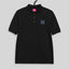 Men's Classic Black Polo - Light Blue