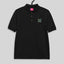 Men's Classic Black Polo - Seafoam