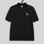 Men's Classic Black Polo - White