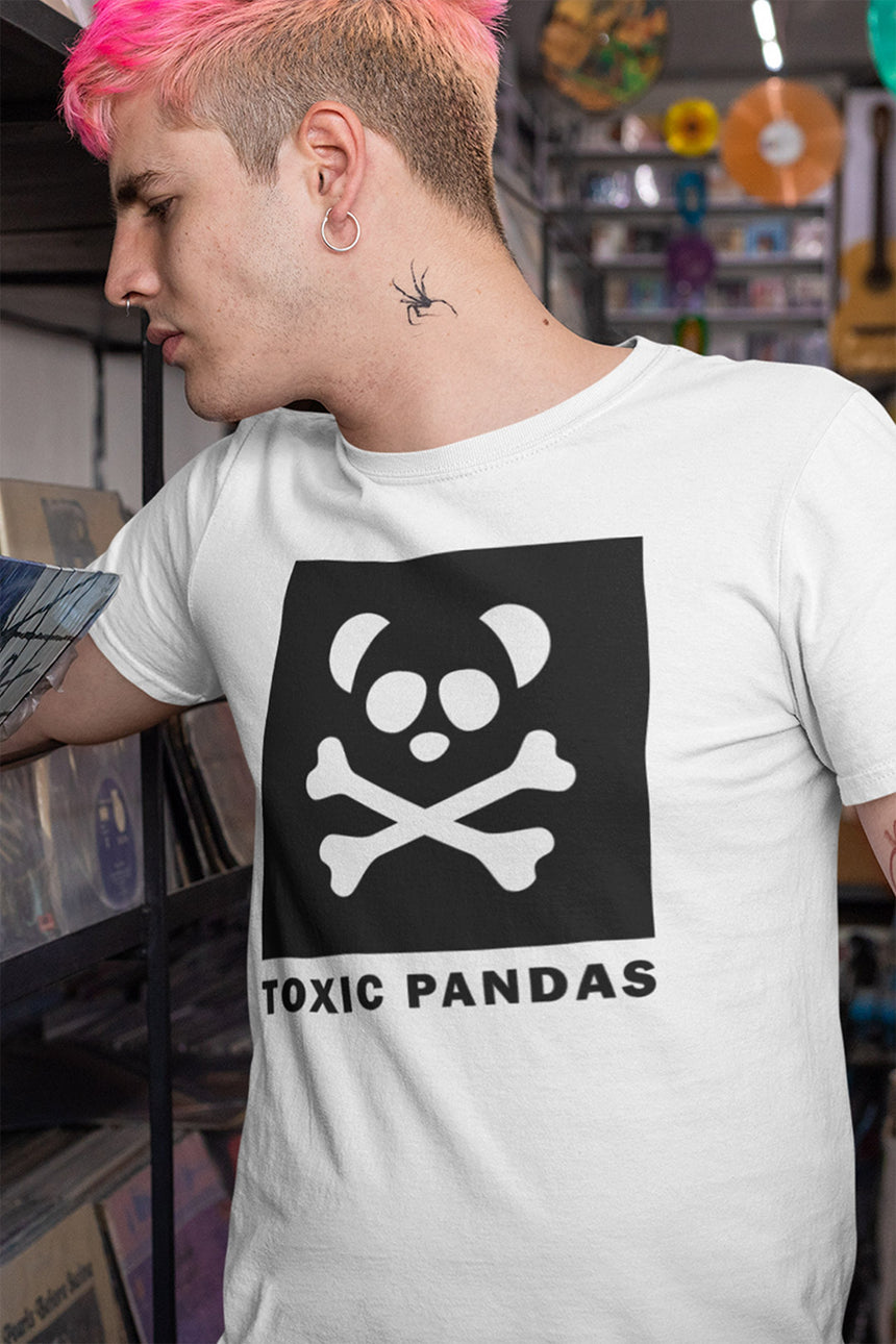 Men's Toxic Pandas Box Logo Short Sleeve T-Shirt