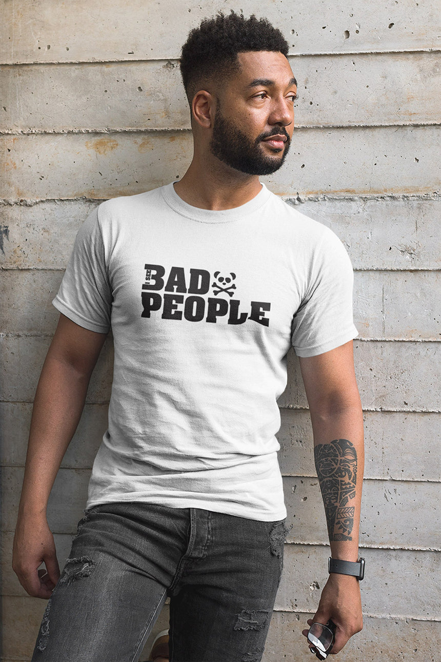 Men's Toxic Pandas I See Bad People Short Sleeve T-Shirt