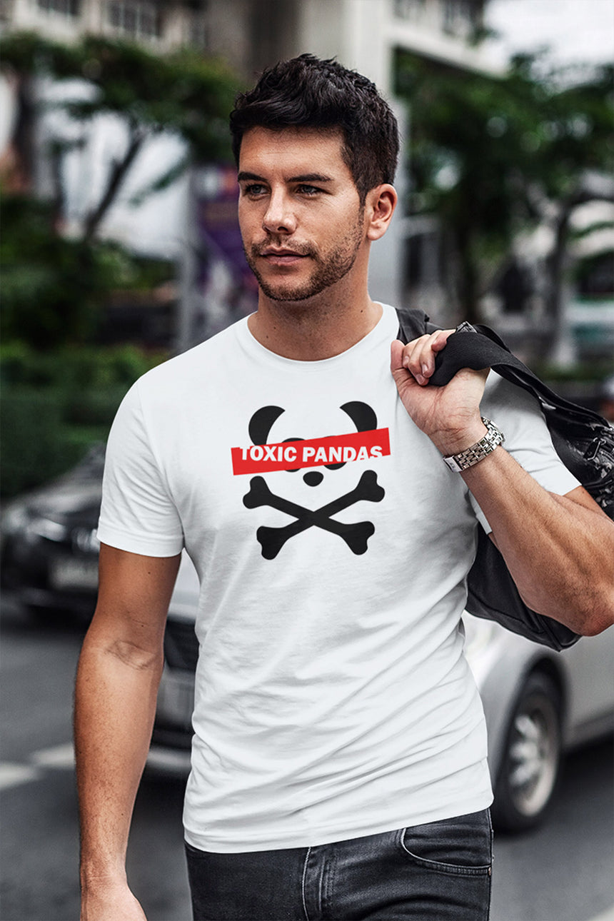 Men's Toxic Pandas Censored Short Sleeve T-Shirt