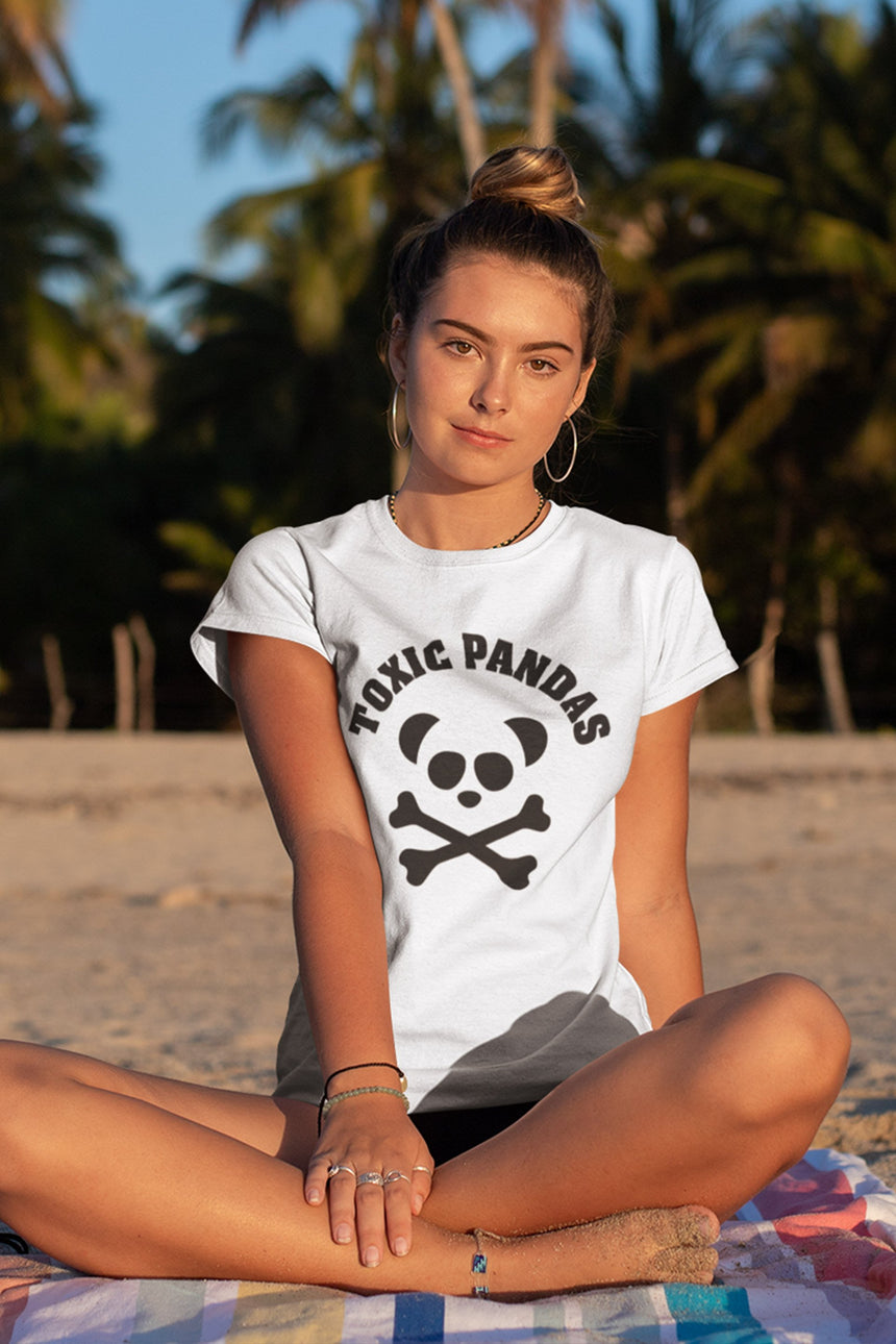 Women's Toxic Pandas Attitude Short Sleeve T-Shirt - Toxic Pandas