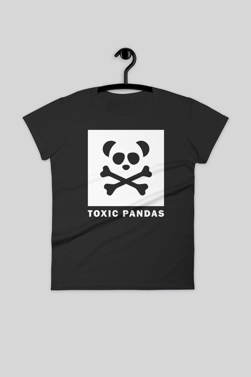 Women's Toxic Pandas Box Logo Short Sleeve T-Shirt - Toxic Pandas