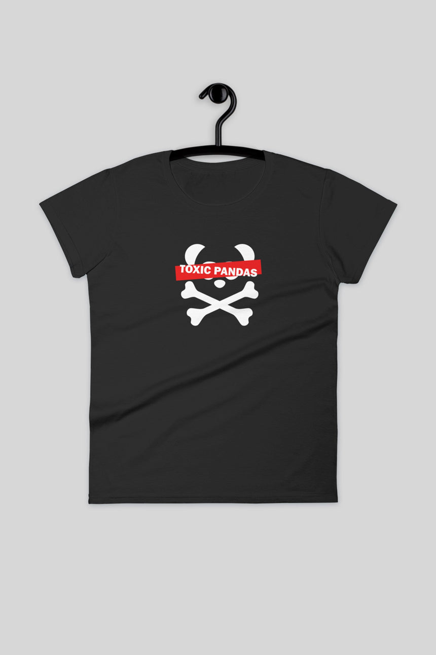 Women's Toxic Pandas Censored Short Sleeve T-Shirt - Toxic Pandas