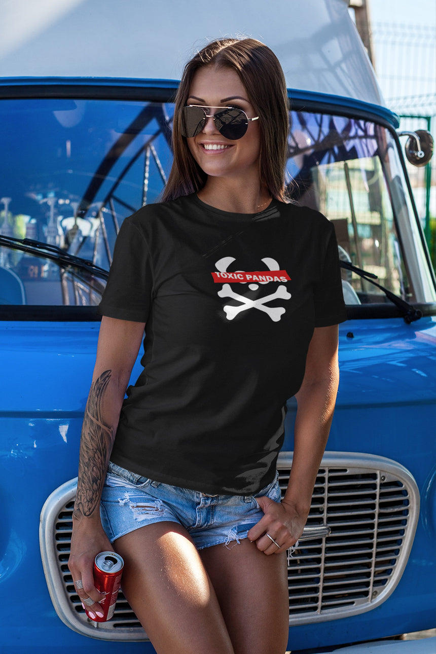Women's Toxic Pandas Censored Short Sleeve T-Shirt - Toxic Pandas