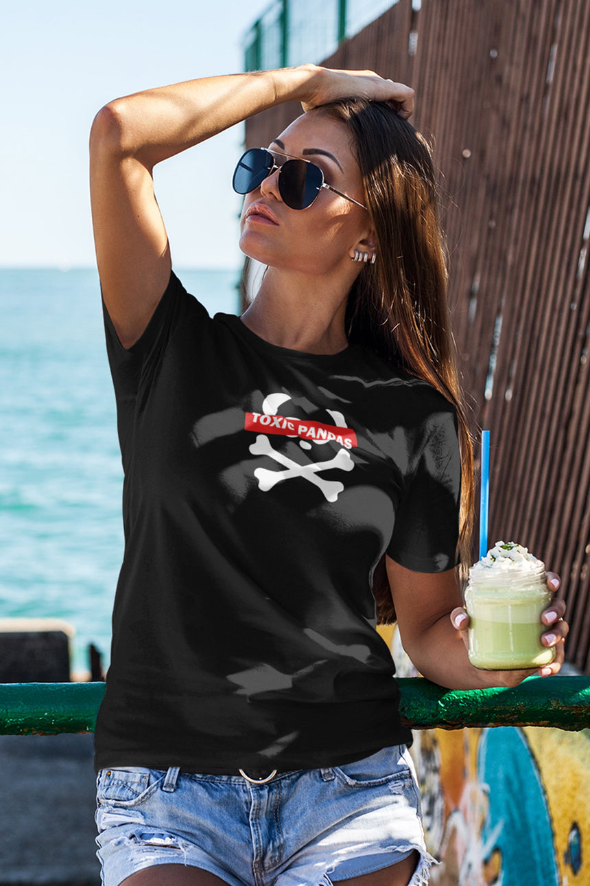 Women's Toxic Pandas Censored Short Sleeve T-Shirt - Toxic Pandas