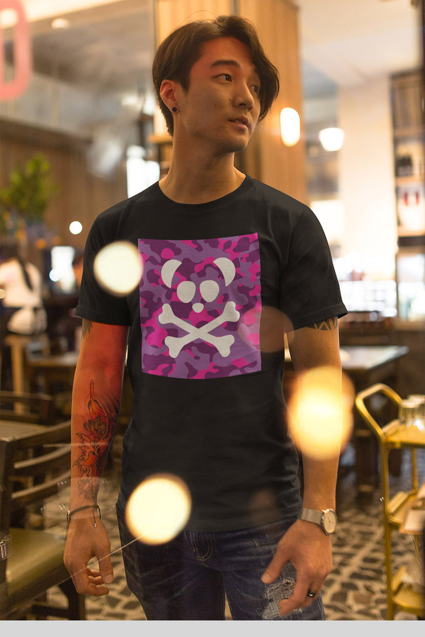 Men's Toxic Pandas Camo Short Sleeve T-Shirt