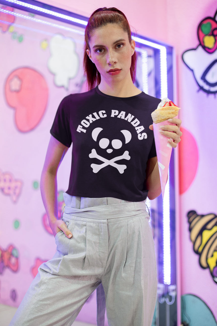 Women's Toxic Pandas Attitude Short Sleeve T-Shirt - Toxic Pandas