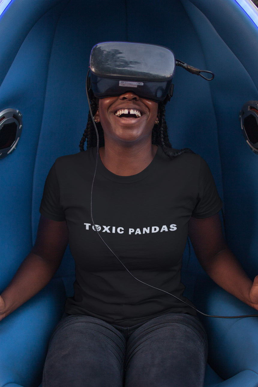 Women's Toxic Pandas Down-to-Earth Short Sleeve T-Shirt - Toxic Pandas