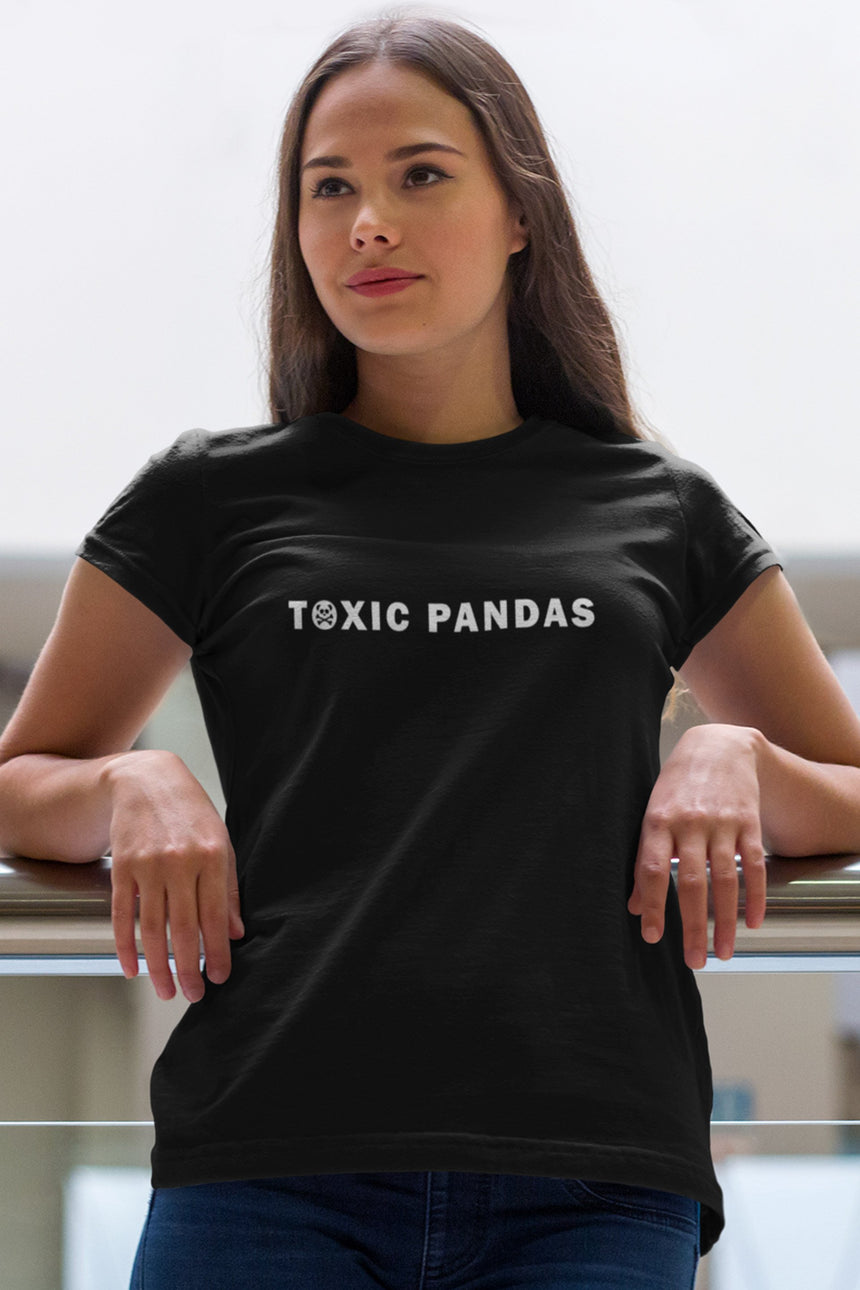Women's Toxic Pandas Down-to-Earth Short Sleeve T-Shirt - Toxic Pandas