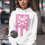 Unisex Fuchsia Box Drip Premium Hoodie