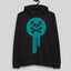 Unisex Turquoise Emblem Drip Premium Hoodie