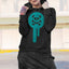 Unisex Turquoise Emblem Drip Premium Hoodie