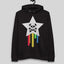 Unisex Rainbow Star Premium Hoodie