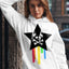 Unisex Rainbow Star Premium Hoodie