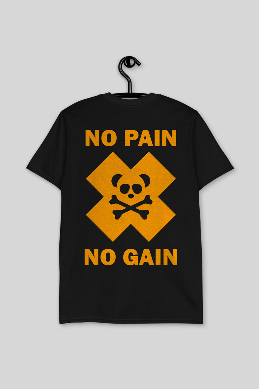 No Pain No Gain Panda-Dry T-Shirt - Orange