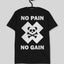 No Pain No Gain Panda-Dry T-Shirt - White