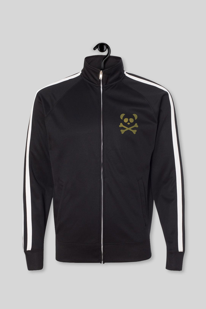 Black Pace Track Jacket - Gold