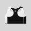 Black Slant Padding Sports Bra