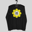 Unisex Flower Long Sleeve T-Shirt