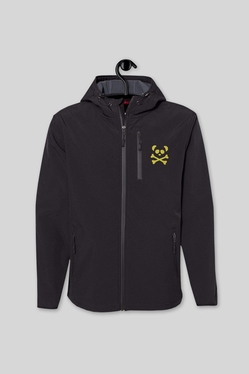 Men's Aplha Soft Shell Jacket - Yellow Logo