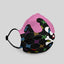 Unisex Monogram Drip Panda Skull Face Mask