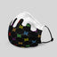 Unisex Rainbow Monogram Drip Face Mask