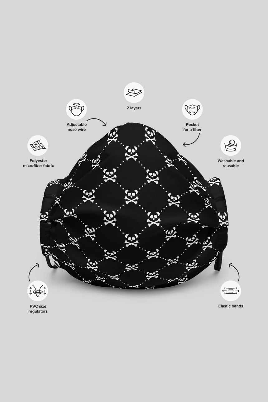 Unisex Monogram Face Mask