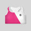 Pink Slant Padded Sports Bra
