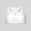 Pink Stars Padded Sports Bra