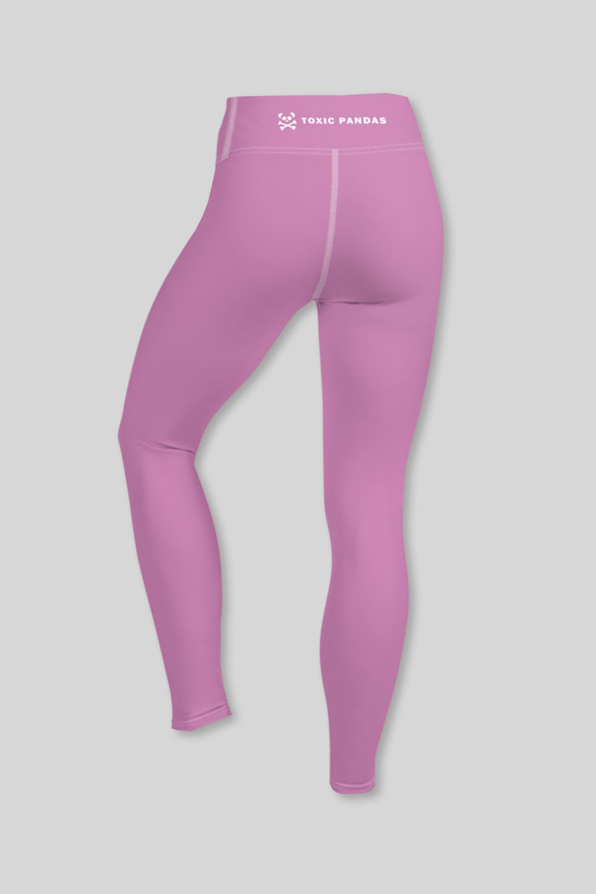 Pink Stars Yoga Leggings