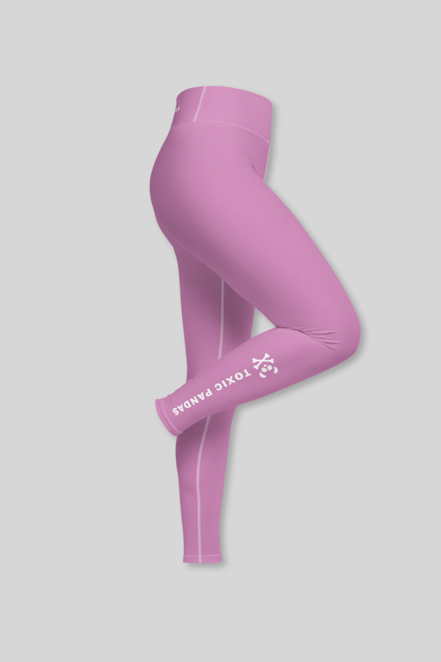 Pink Stars Yoga Leggings