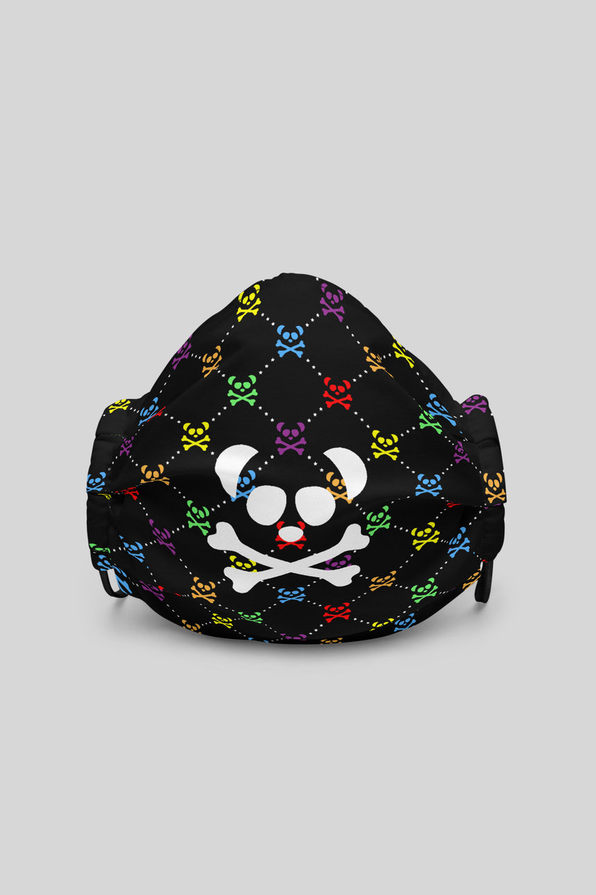 Unisex Rainbow Monogram Mask