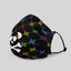 Unisex Rainbow Monogram Mask
