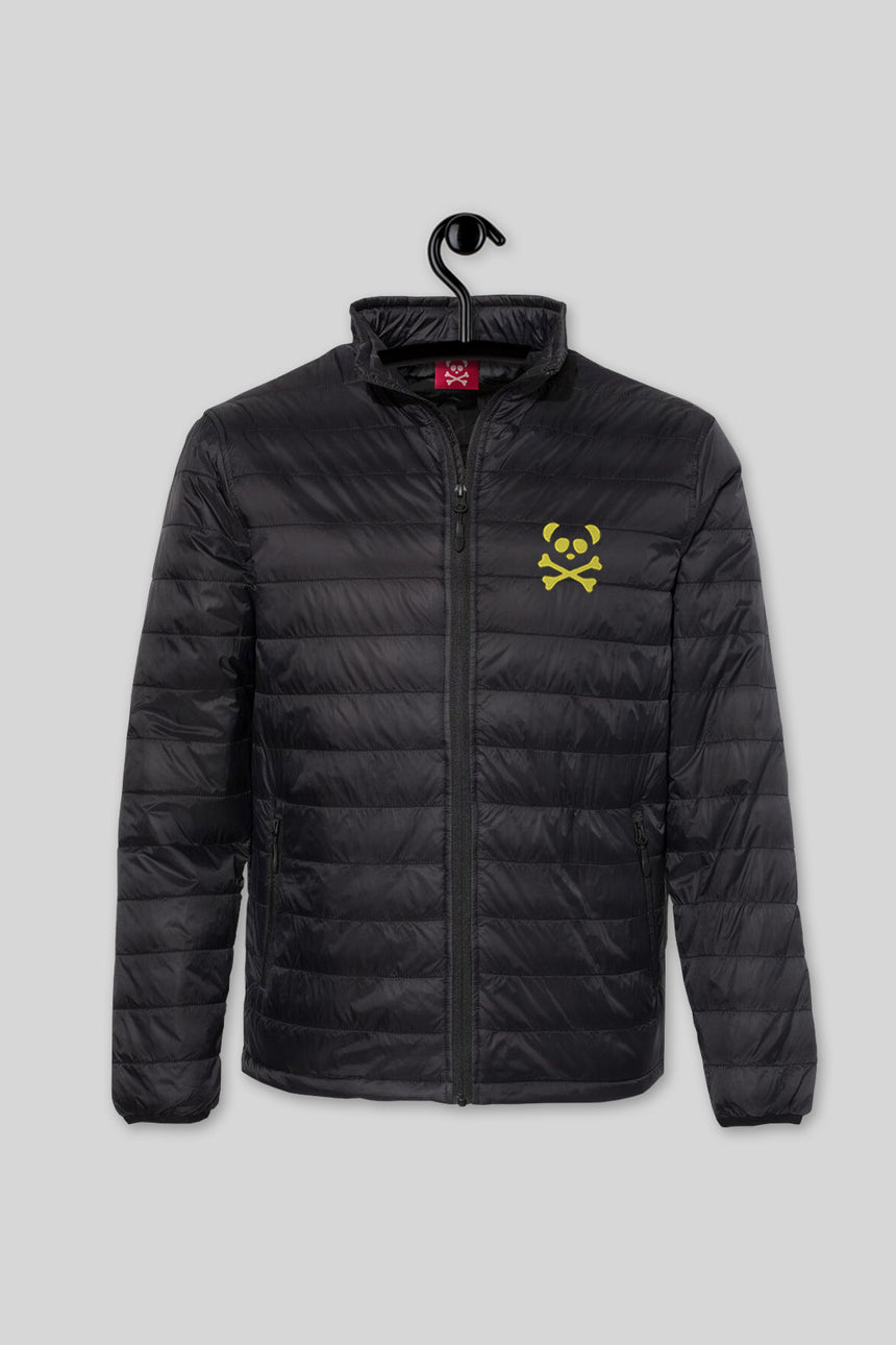 Men's Toasty Puffer Jacket - Yellow Logo