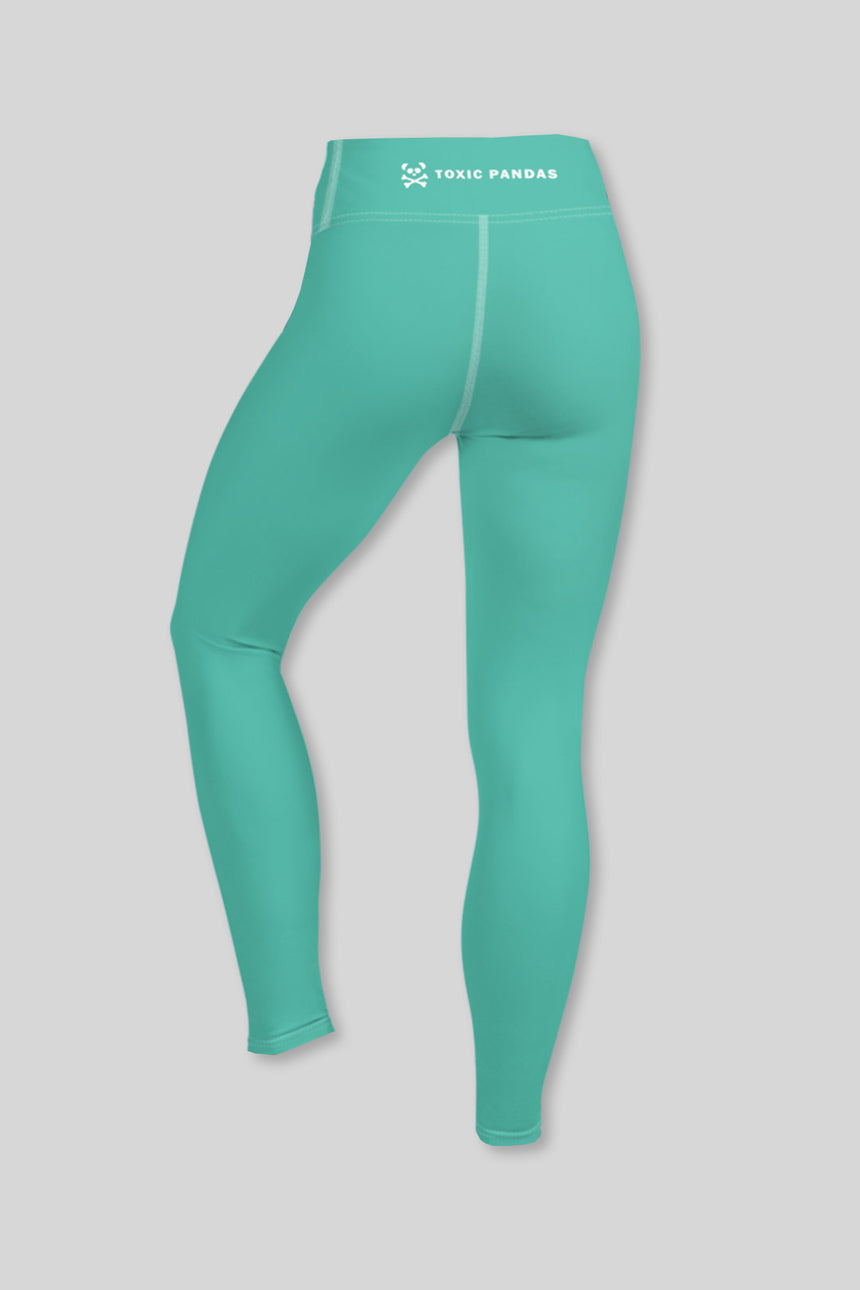 Turquoise Stars Yoga Leggings