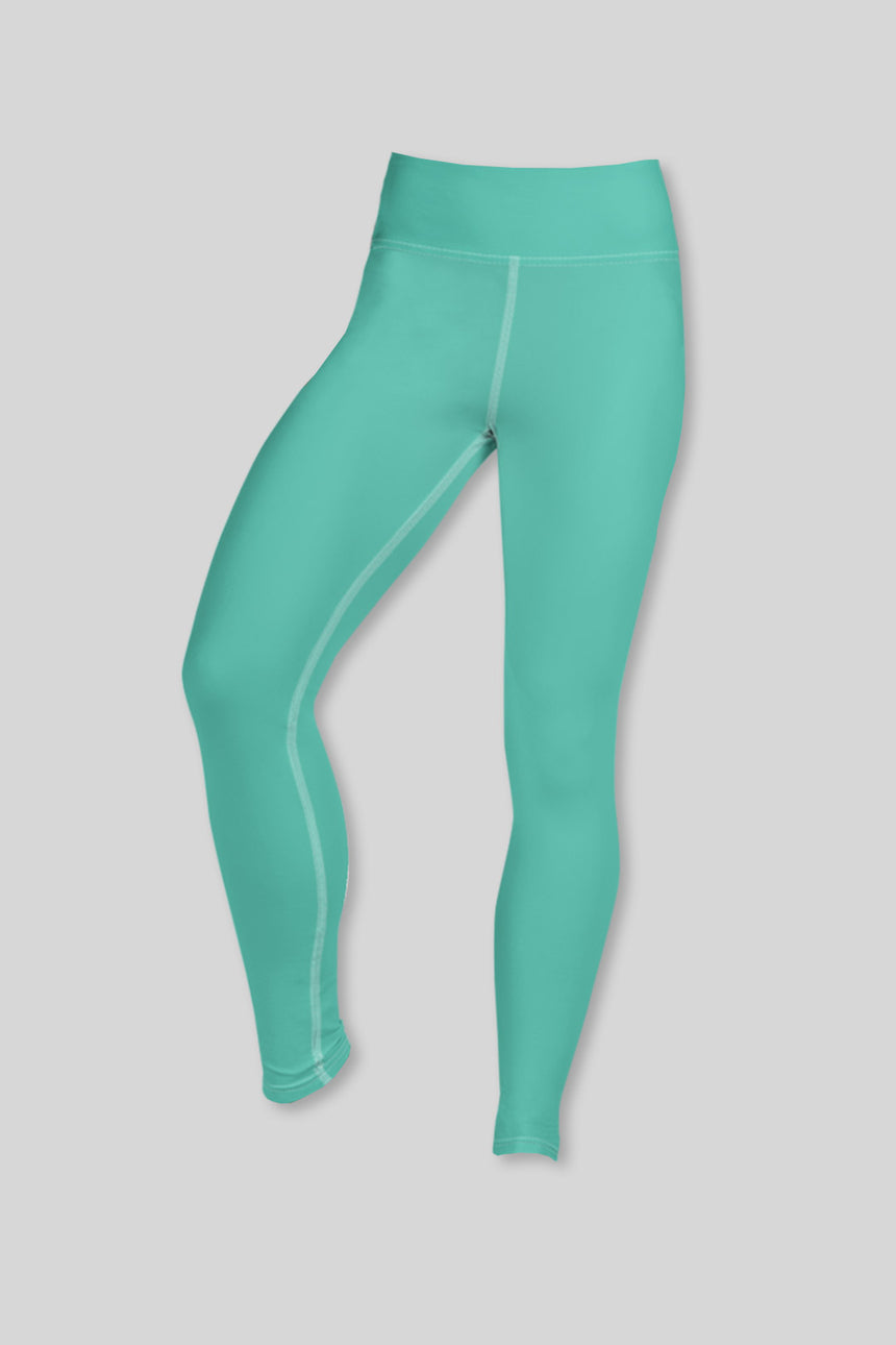 Turquoise Stars Yoga Leggings