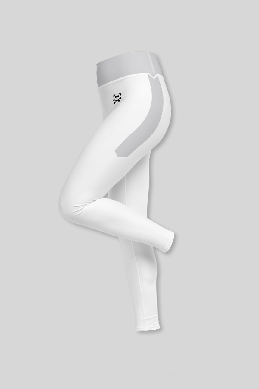 White Bougie Yoga Leggings