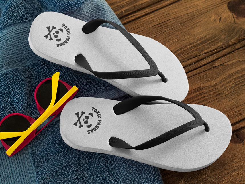 Unisex Toxic Pandas Emblem Sandals - Toxic Pandas