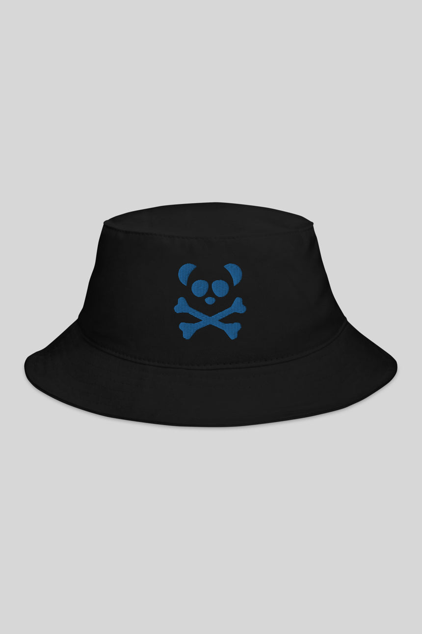 Unisex Blue Panda Skull Bucket Hat
