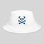 Unisex Blue Panda Skull Bucket Hat