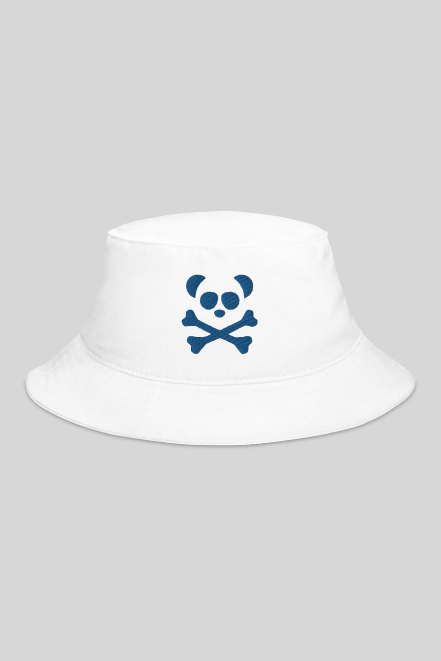 Unisex Blue Panda Skull Bucket Hat