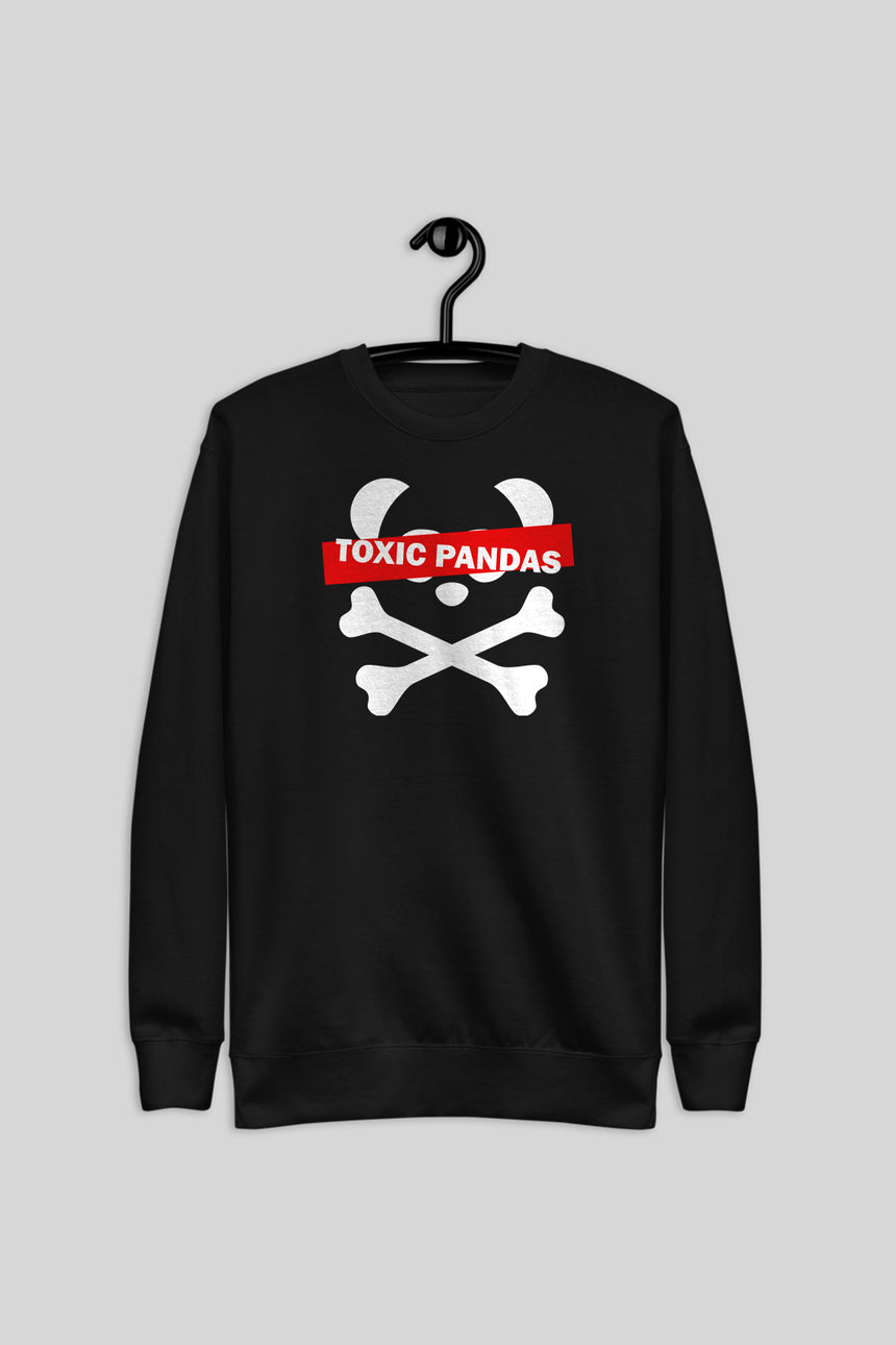 Unisex Toxic Pandas Censored Fleece Sweater